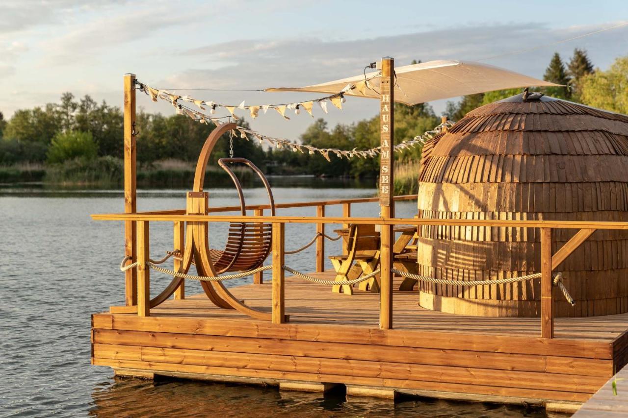 Lieblingsplatz Parey - Schwimmendes Iglu Hotel Ngoại thất bức ảnh
